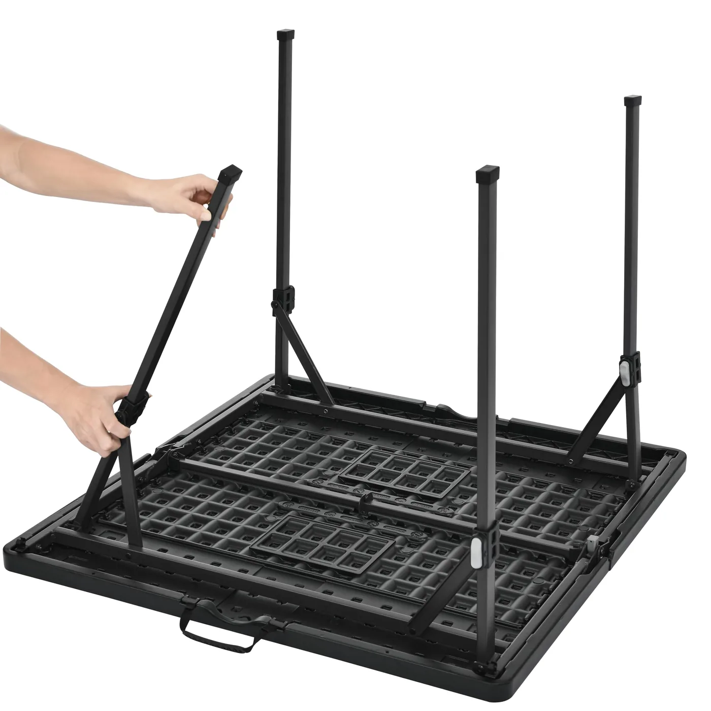 Amazon Basics Mesa de Comedor Plegable Cuadrada 86 cm, imagen 5