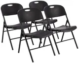 Amazon Basics Pack 4 Sillas Plegables Blancas 158kg, imagen 7