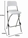 Bolero Taburetes Altos Plegables, Juego de 2, imagen 2