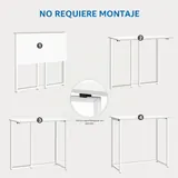 Dripex Mesa Escritorio Plegable sin Ensamblaje 80 × 45 cm, imagen 6
