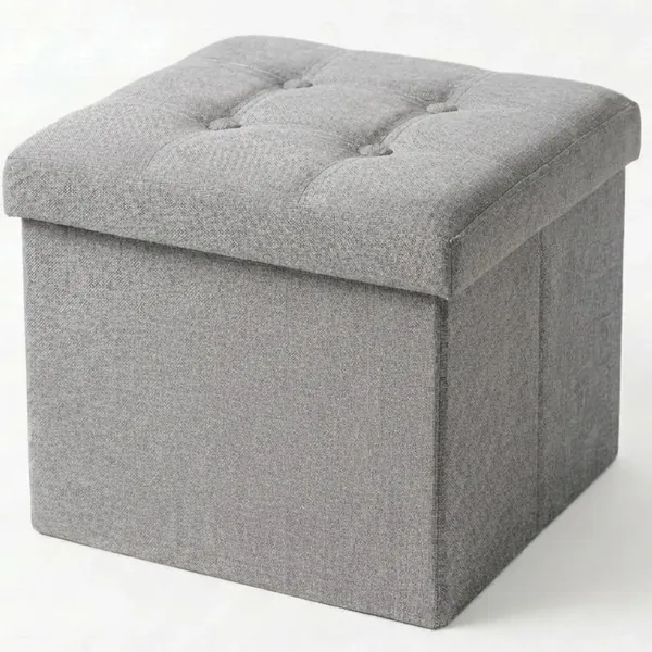 edihome Puff Baúl Plegable 38 cm