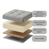 edihome Puff Baúl Plegable 38 cm, imagen 5