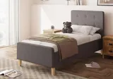 GFW Ashbourne 3ft Ottoman Bed, Dark Grey, imagen 6