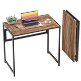 GreenForest Folding Desk 77cm, No Assembly, imagen 8