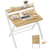 GreenForest Folding Desk 70 cm with Monitor Shelf, imagen 1