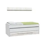 Habitdesign Cama Nido Juvenil Blanco 199 cm, imagen 5