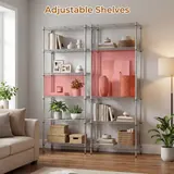 Himimi 6-Tier Wire Shelving Unit, imagen 2