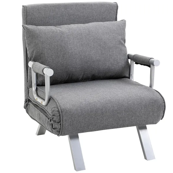 HOMCOM Sillón Cama 3 en 1 Reclinable