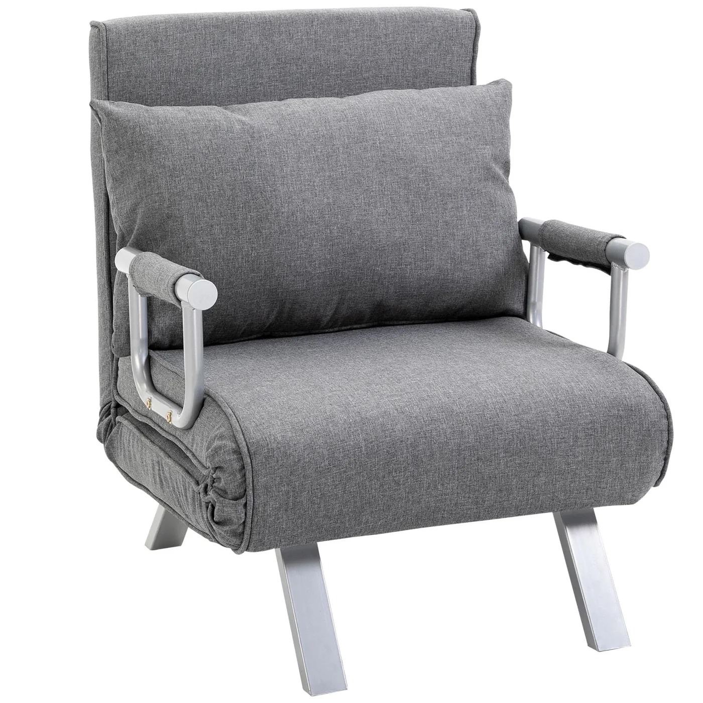 HOMCOM Sillón Cama 3 en 1 con Respaldo Reclinable