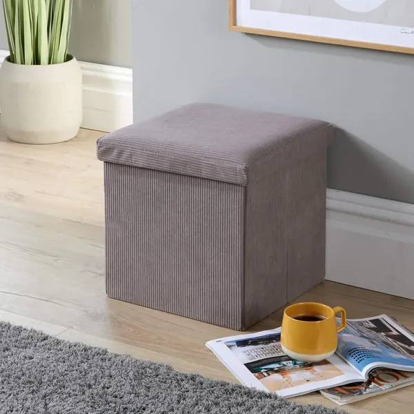 Home Source Folding Ottoman 38 cm
