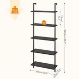 HOOBRO Estantería de Escalera de 5 Niveles, imagen 3