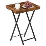 HOOBRO Mesa Auxiliar Plegable con Bandeja, imagen 1
