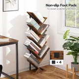 HOOBRO Tree Bookshelf 9-Tier, 116 cm, imagen 2