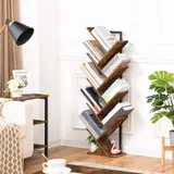 HOOBRO Tree Bookshelf 9-Tier, 116 cm, imagen 3