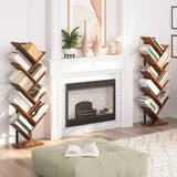 HOOBRO Tree Bookshelf 9-Tier, 116 cm, imagen 4