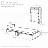 JAY-BE Revolution Cama Plegable con Microcolchón, imagen 3
