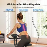 MERACH Bicicleta Estática Plegable, imagen 2