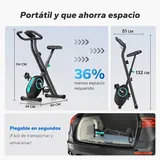 MERACH Bicicleta Estática Plegable, imagen 6