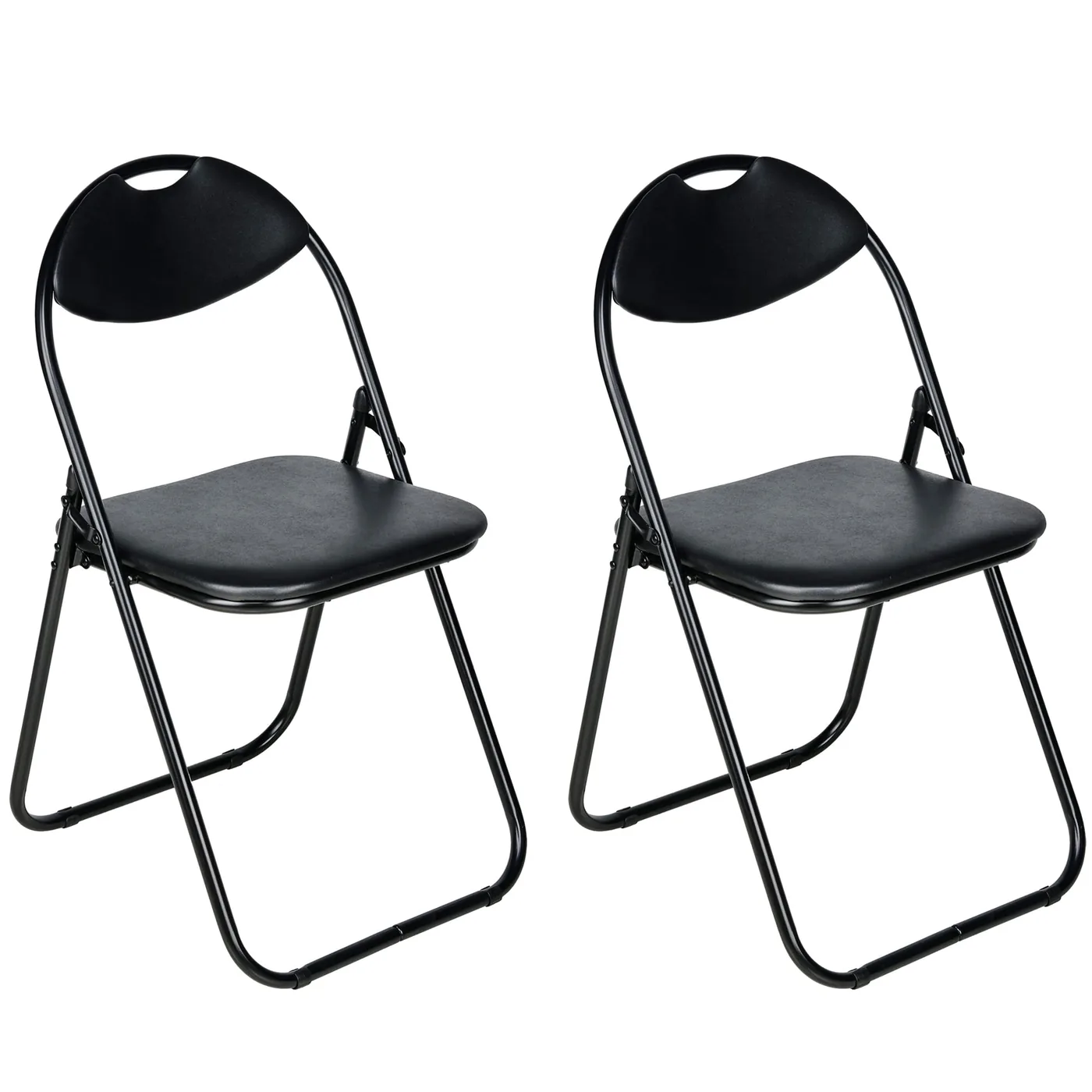 Nyxi Padded Folding Chairs, set of 2