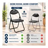 Nyxi Padded Folding Chairs, set of 2, imagen 2
