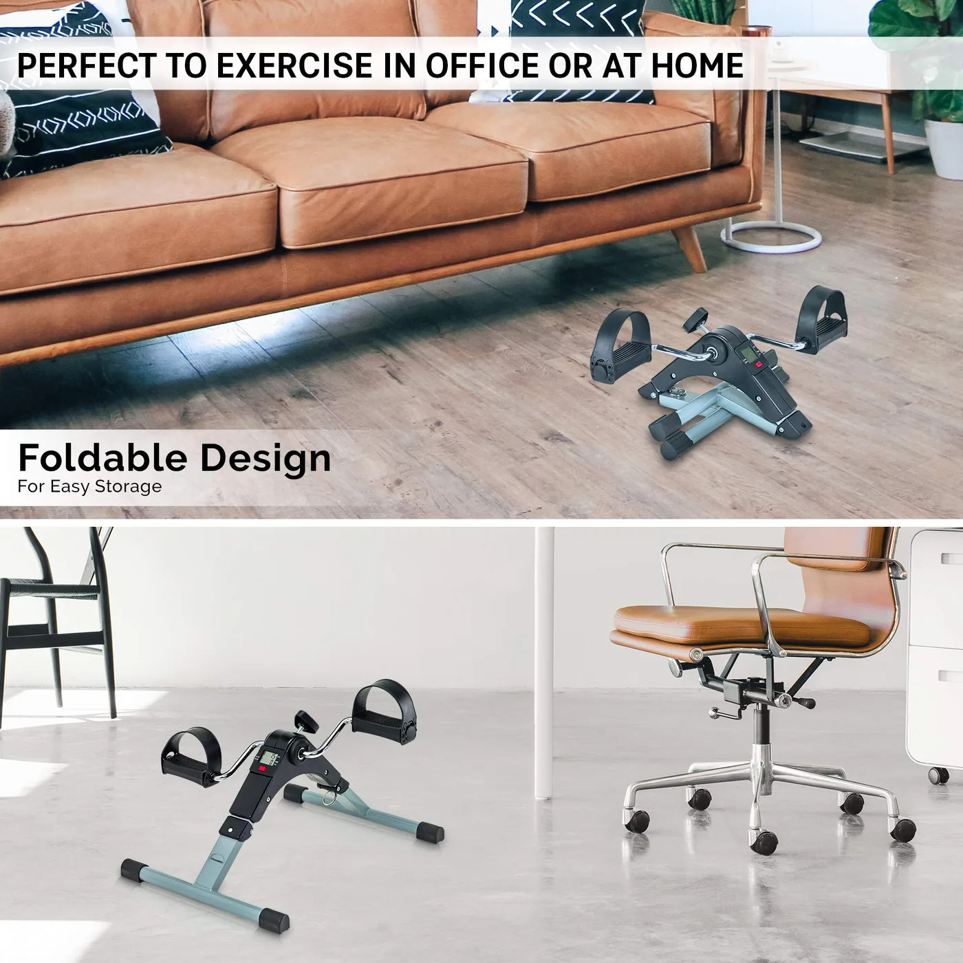 Pedaleador Estático Plegable con Monitor LCD, imagen 4