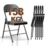 Set de 6 Sillas Plegables de Comedor y Jardín, imagen 1
