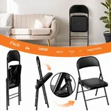 Set de 6 Sillas Plegables de Comedor y Jardín, imagen 6