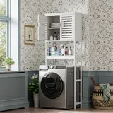 SMIBUY Armario sobre Inodoro con 2 Puertas, imagen 4