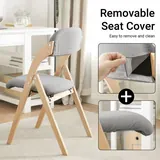 SoBuy Folding Chair 77 cm, Fabric Seat, imagen 6