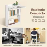 SoBuy Mesa Plegable de Pared con 3 Estantes 64cm, imagen 6