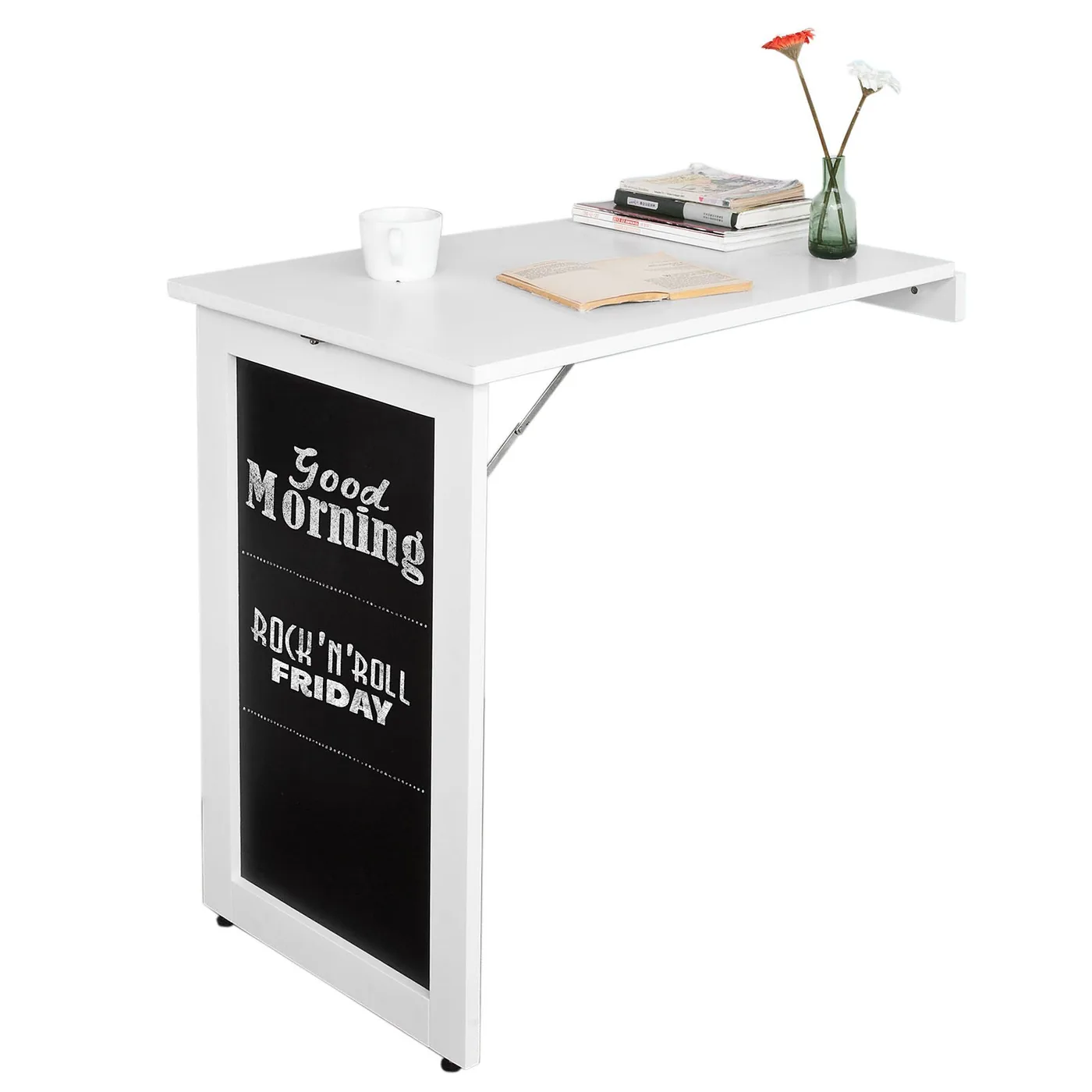 SoBuy Mesa Abatible de Pared con Pizarra FWT20