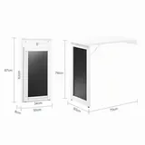 SoBuy Mesa Abatible de Pared con Pizarra FWT20, imagen 3