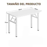 SogesHome AC5DW-8040 Mesa Plegable Compacta 80 × 40 cm, imagen 2