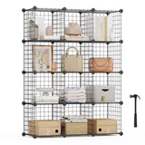 SONGMICS 12-Cube Wire Shelving, 123 cm, imagen 1