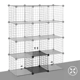 SONGMICS 12-Cube Wire Shelving, 123 cm, imagen 5