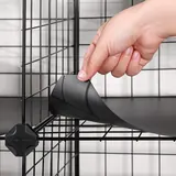 SONGMICS 12-Cube Wire Shelving, 123 cm, imagen 7