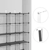 SONGMICS 12-Cube Wire Shelving, 123 cm, imagen 8