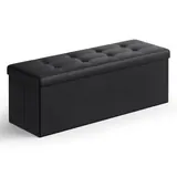 SONGMICS MAZIE Storage Bench 110 cm, imagen 1