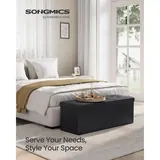 SONGMICS MAZIE Storage Bench 110 cm, imagen 3