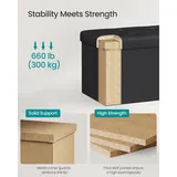 SONGMICS MAZIE Storage Bench 110 cm, imagen 4