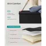 SONGMICS MAZIE Storage Bench 110 cm, imagen 5