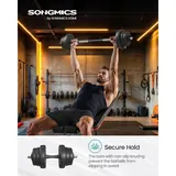 SONGMICS Adjustable Dumbbell Set 20 kg, imagen 2
