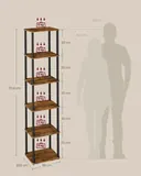VASAGLE Estantería de 6 Niveles sin Herramientas, imagen 3
