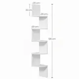 VASAGLE Estantería Esquinera de Pared 5 Niveles, imagen 3