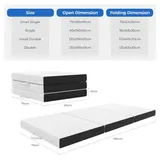 Vesgantti Tri-Fold Mattress 75 cm, imagen 3