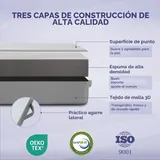 Z-hom Colchón Plegable de 3 Piezas 120 × 195 cm, imagen 3