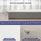 Z-hom Colchón Plegable de 3 Piezas 120 × 195 cm, imagen 5