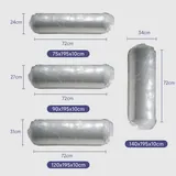 Z-hom Colchón Plegable de 3 Piezas 120 × 195 cm, imagen 7
